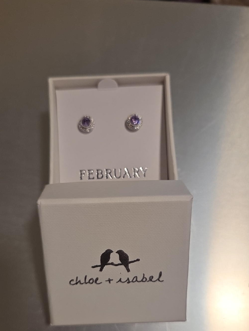 Chloe + Isabel Petits Bijoux Convertible Circle Stud - FEBRUARY - E487AMSR
